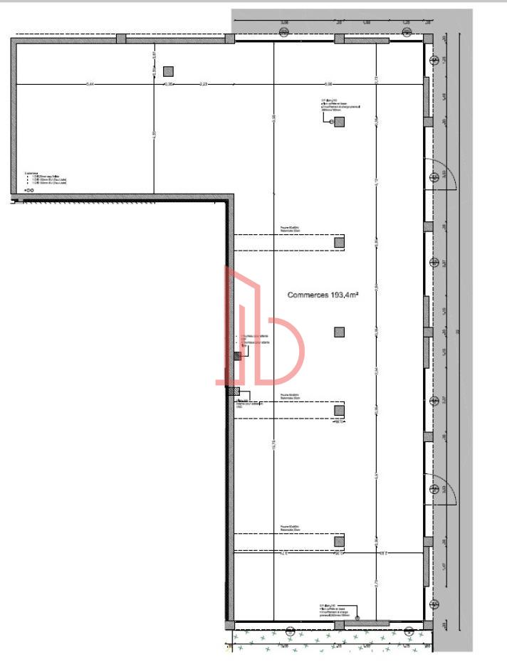 À vendre Bureaux - Bordeaux 33300 - 569.92m²