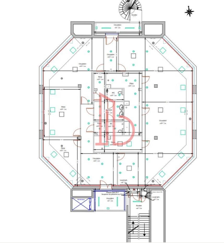 À louer Bureaux - Bruges 33520 - 757.74m²