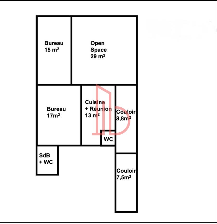 À vendre Bureaux - Bordeaux 33000 - 90m²