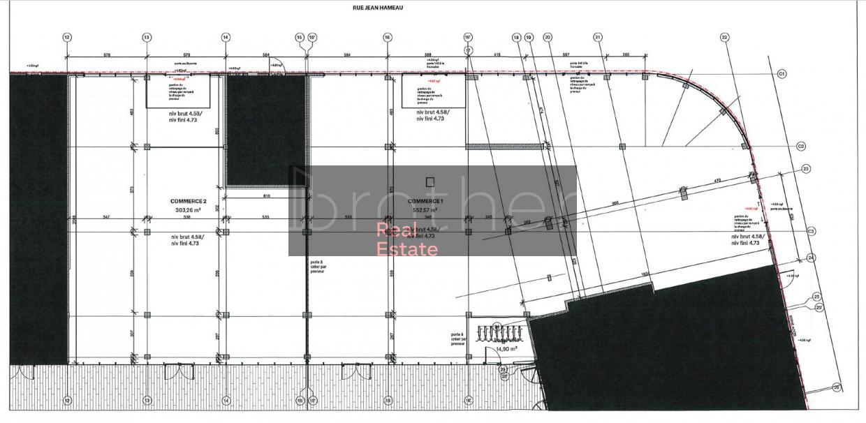 À louer Bureaux - Bordeaux 33300 - 855m²
