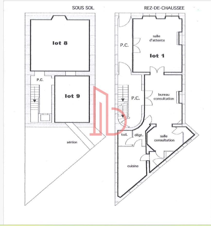 À vendre Bureaux - Bordeaux 33000 - 69m²