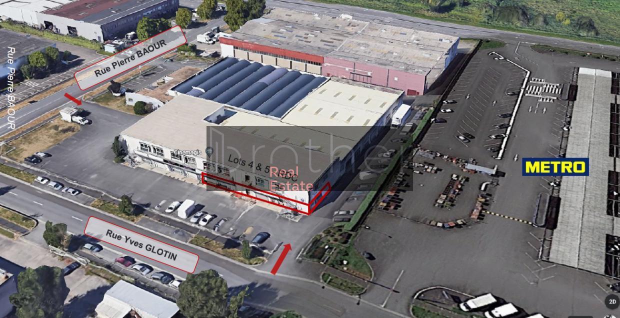 À louer Bureaux - Bordeaux 33300 - 703.34m²