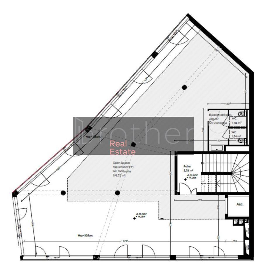 À vendre Bureaux - Bordeaux 33100 - 495.81m²