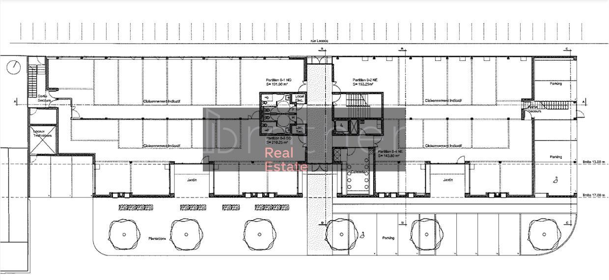 À louer Bureaux - Bordeaux 33000 - 2467m²