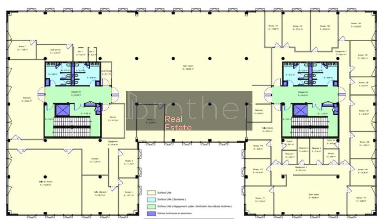 À louer Bureaux - Mérignac 33700 - 2950m²