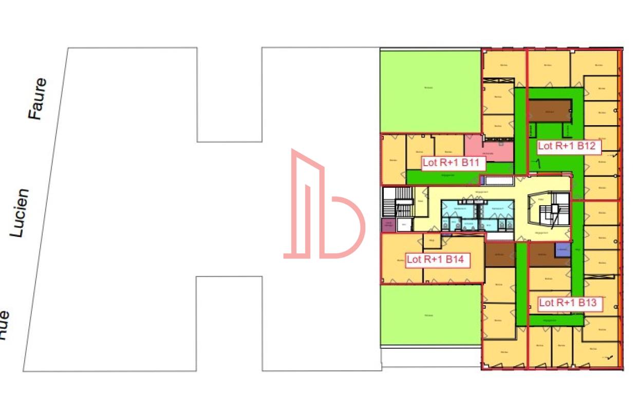 À louer Bureaux - Bordeaux 33300 - 477.28m²