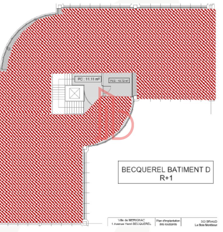 À louer Bureaux - Mérignac 33700 - 425.1m²