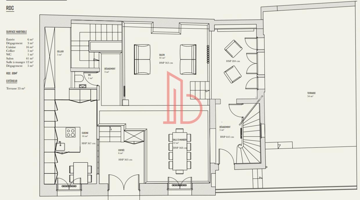 À vendre Bureaux - Bordeaux 33000 - 271m²