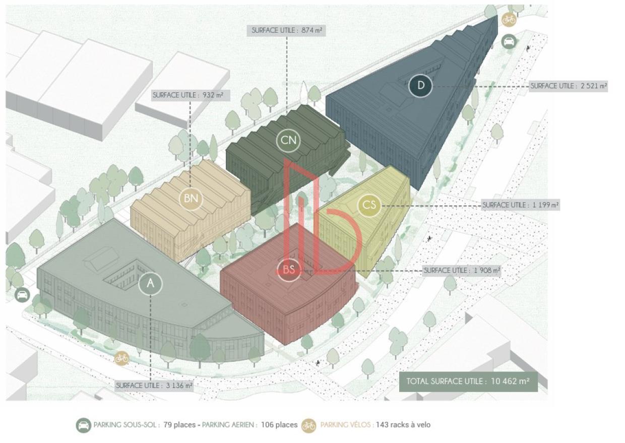 À vendre Bureaux - Bruges 33520 - 5096.78m²