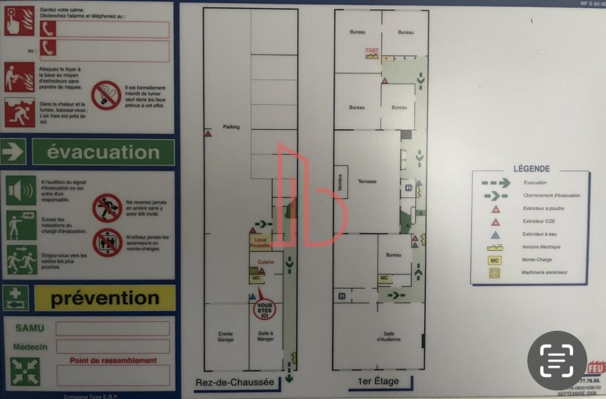 À louer Bureaux - Bordeaux 33300 - 338.47m²