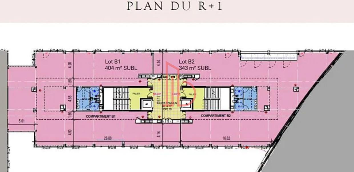 À louer Bureaux - Bordeaux 33300 - 4314m²