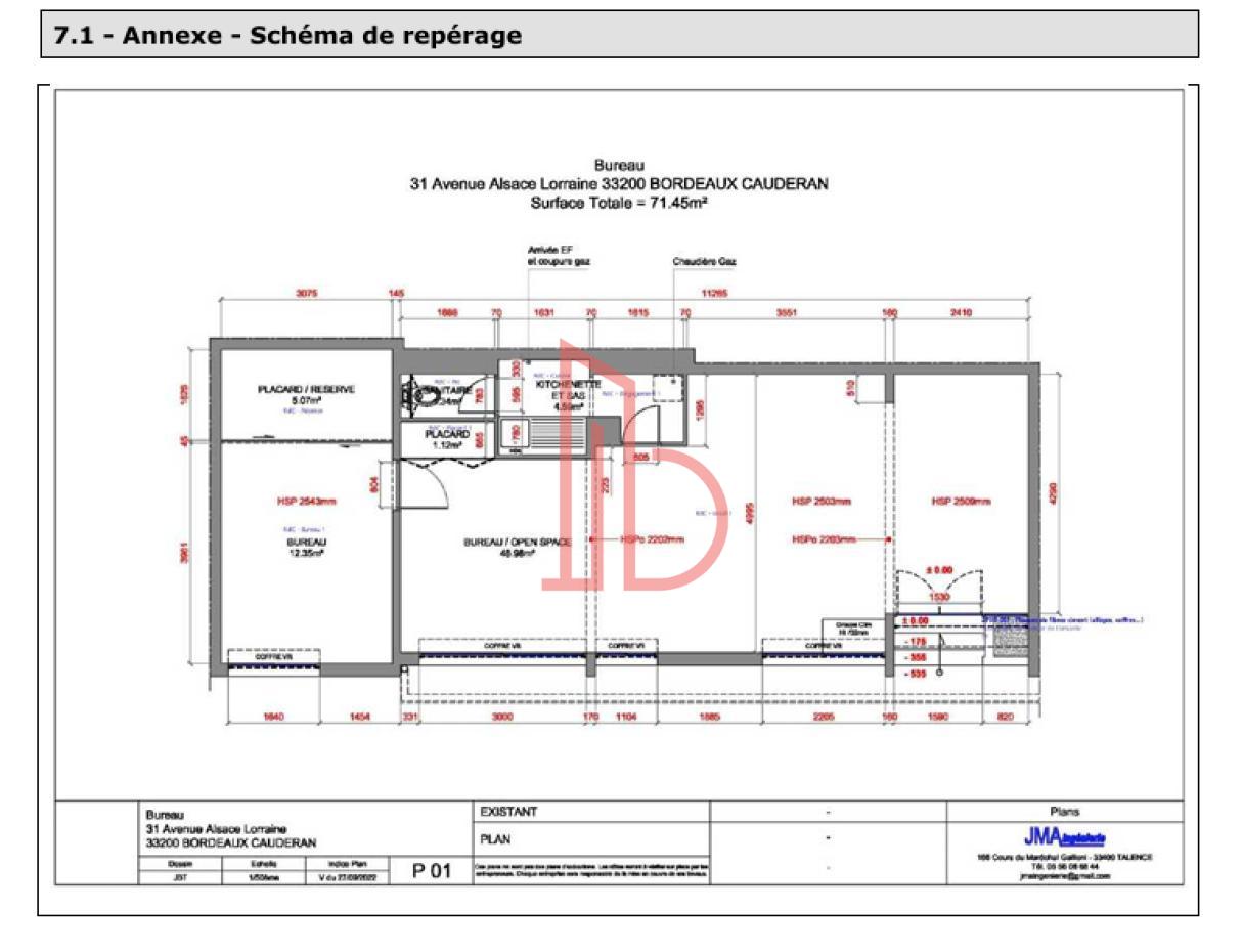 À vendre Bureaux - Bordeaux 33200 - 72m²