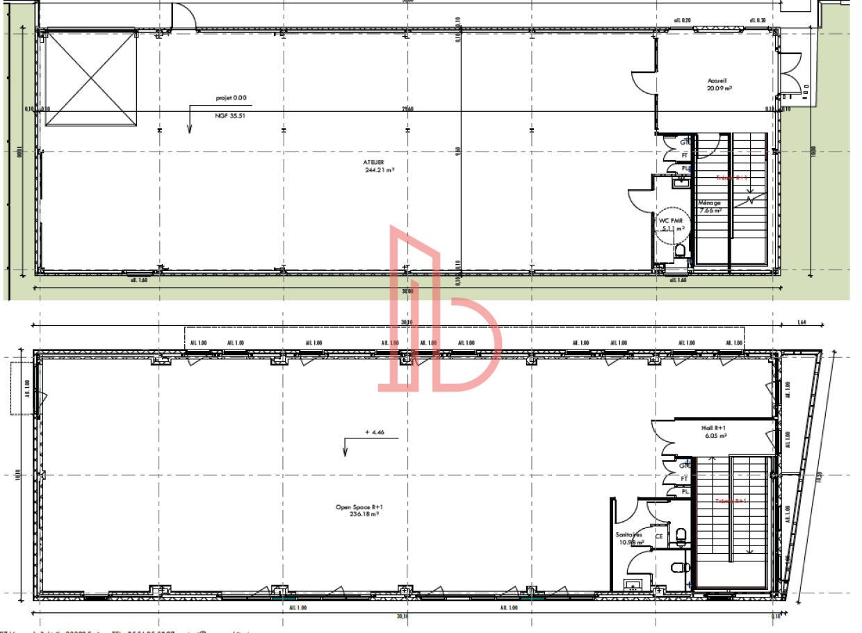 À louer Bureaux - Gradignan 33170 - 600m²