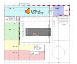 À louer Bureaux - Mérignac 33700 - 3126.9m²