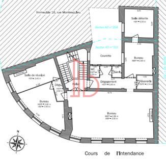 À louer Bureaux - Bordeaux 33000 - 127m²