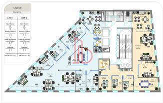 À louer Bureaux - Bordeaux 33800 - 3037.7m²